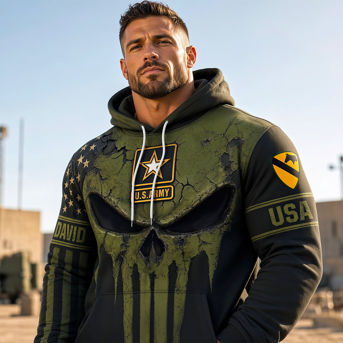Honor Chastiser Of Enemies 3D Shirt - Personalized Military Gifts for Veterans AOP Products PopCulturePrints