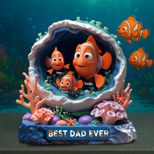 Load image into Gallery viewer, Best Dad Ever - Personalized Acrylic Plaque for Dad Shaped Plaques PopCulturePrints
