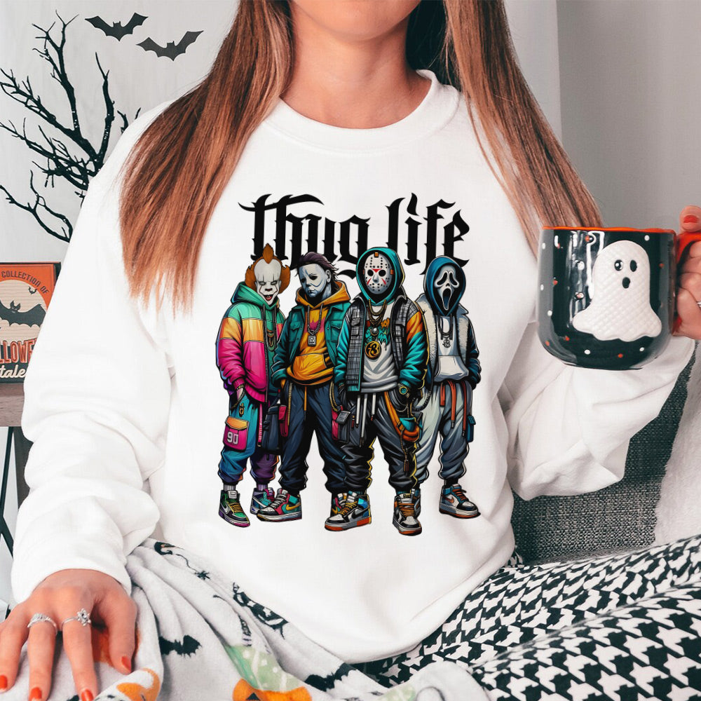 Horror Icon Boys Thug Life T-Shirt - Perfect Gift for Movie Fans