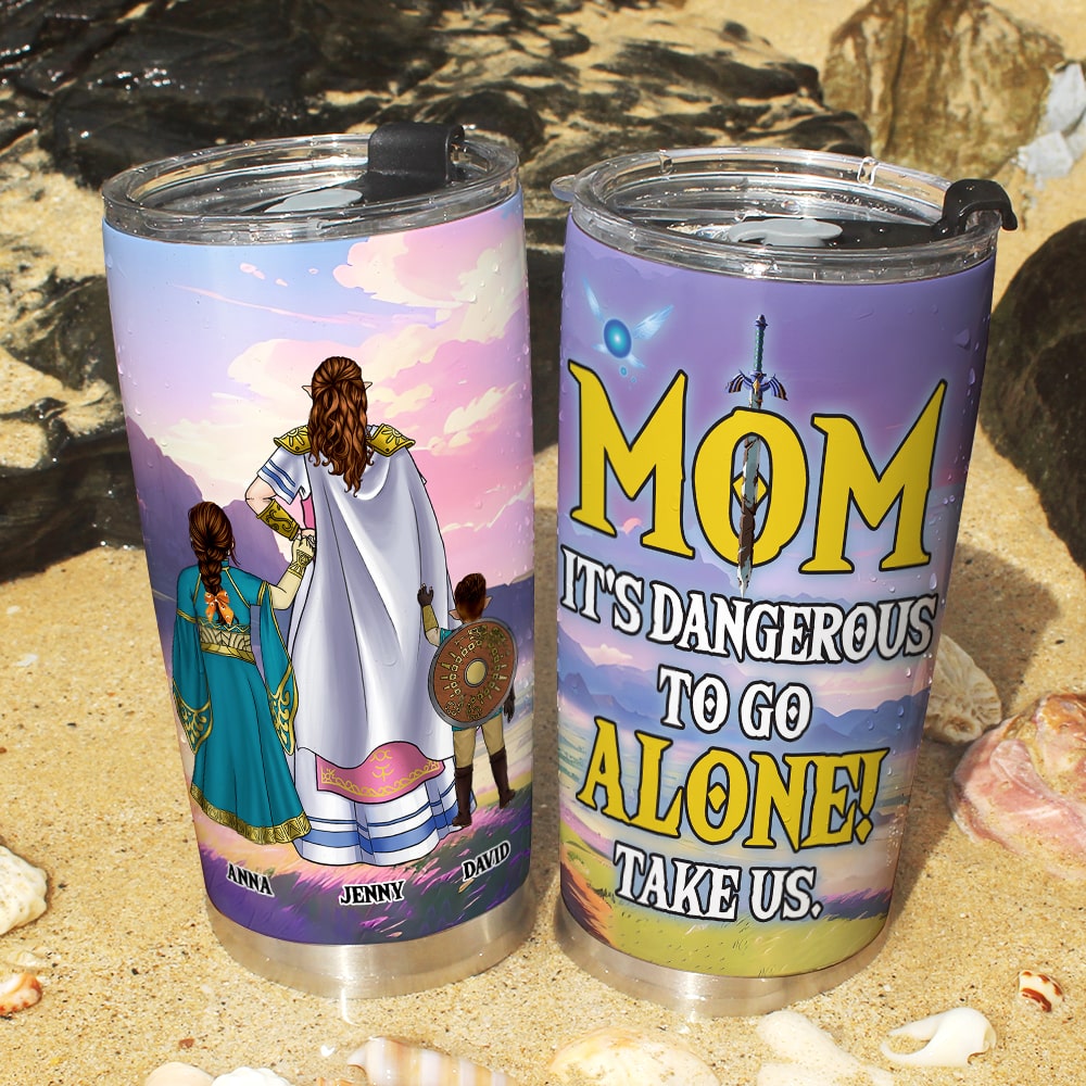 Personalized Adventure Mom Tumbler - Unique Mother's Day Gift Tumbler Cup PopCulturePrints