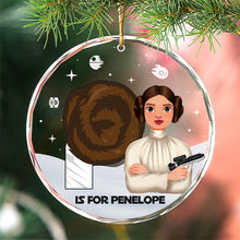Load image into Gallery viewer, Personalized Alphabet Christmas Ornament for Movie Lovers Ornament PopCulturePrints
