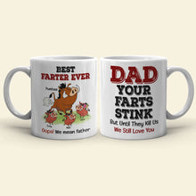 Load image into Gallery viewer, Personalized Dad Fart Humor Coffee Mug Coffee Mug PopCulturePrints
