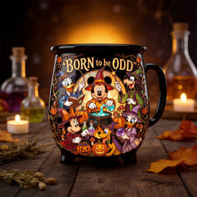 Load image into Gallery viewer, Born to be Odd - Personalized Odd Witches Ceramic Cauldron Mug Cauldron Mug PopCulturePrints
