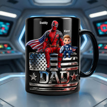 Load image into Gallery viewer, "The Man, The Myth, The Legend" - Proud American Dad Magic Mug, Personalized Gifts for Dads Coffee Mug PopCulturePrints
