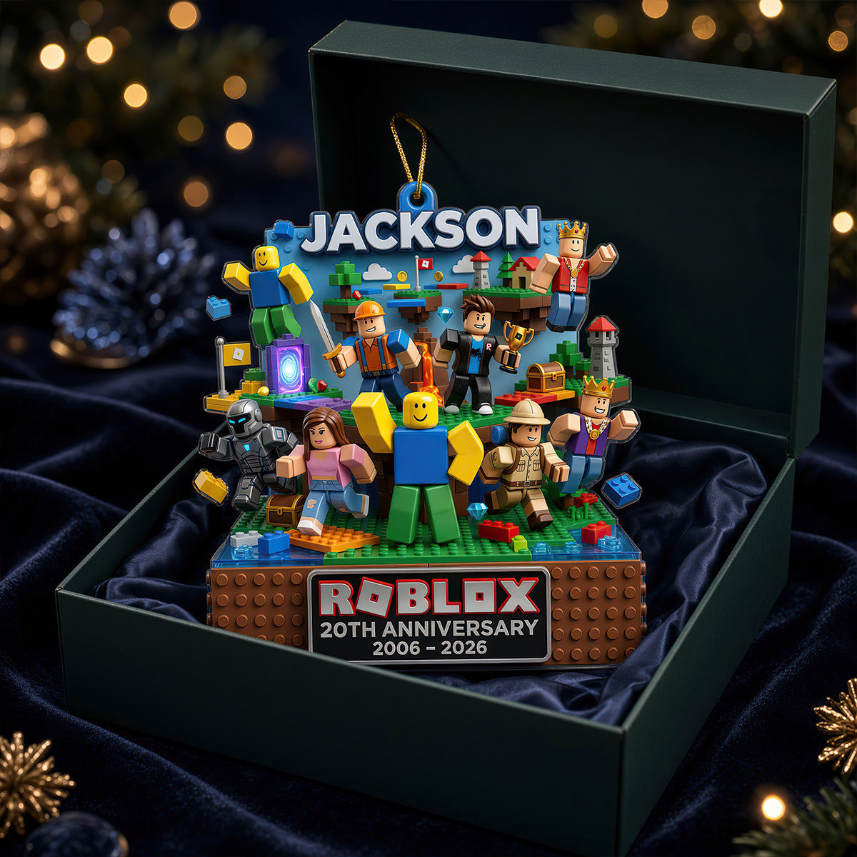 Unlock Infinite Adventures - Personalized Christmas Ornament