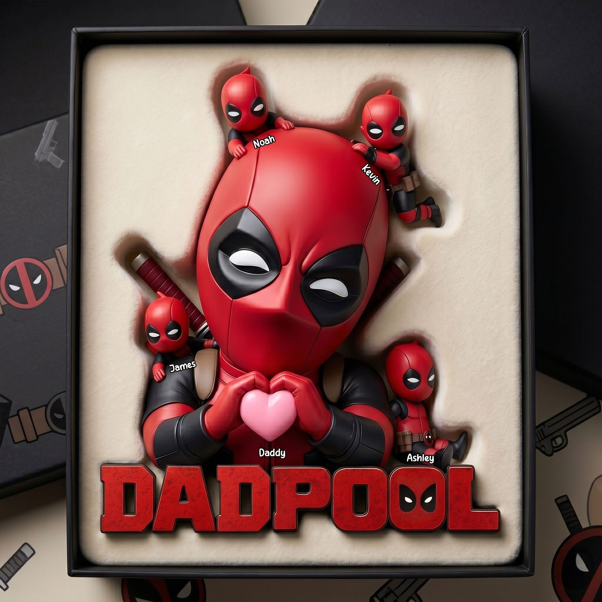 “The Most Heroic Dad!” - Heroic Undead Dad Acrylic Plaque - Personalized Gift for Dads, Grandpas, Uncles Shaped Plaques PopCulturePrints