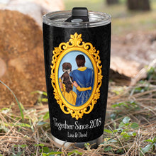 Load image into Gallery viewer, Personalized Couple&#39;s Tumbler - True Love Design | Valentine&#39;s Day Gifts Tumbler Cup PopCulturePrints
