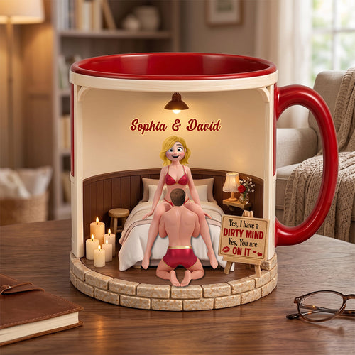 Naughty & Fun Lovers, Coffee Mug - Personalized Gift for Couples Coffee Mug PopCulturePrints