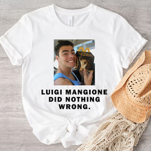 Load image into Gallery viewer, Luigi Mangione Supporter T-Shirt
