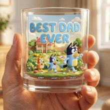 Load image into Gallery viewer, Best Dad Ever Glass Mug - Personalized Gifts for Dad Glass PopCulturePrints
