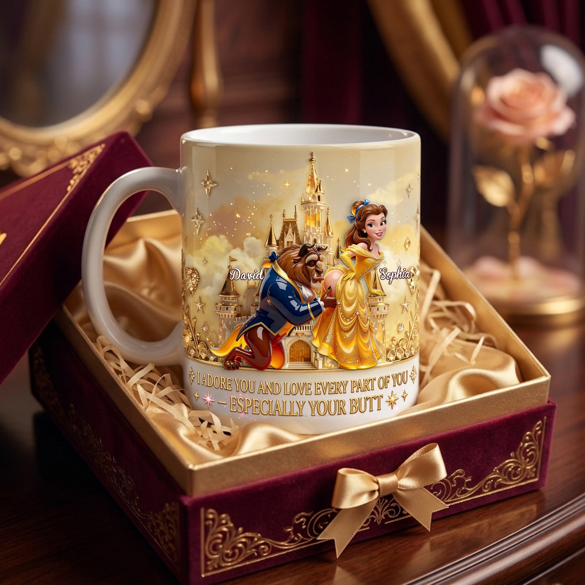 I Adore You And Love Every Part Of You - Personalized Partners In Mischief Coffee Mug