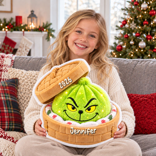 “Wrap Up the Fun with a Personalized Touch!” - Funny Dumpling Pillow, Custom Gift for Everyone Pillow PopCulturePrints