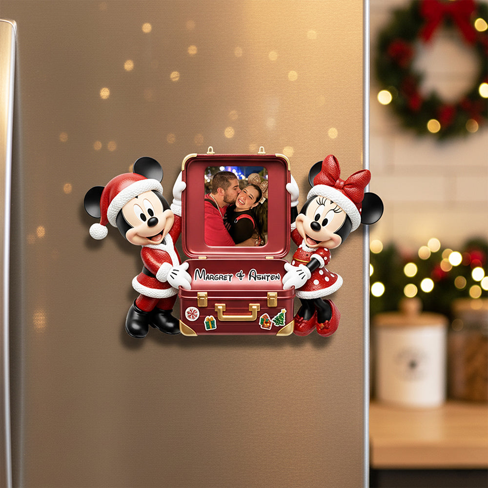 Memorable Journey Fridge Magnet - Custom Photo Gift for Couples Fridge Magnet PopCulturePrints