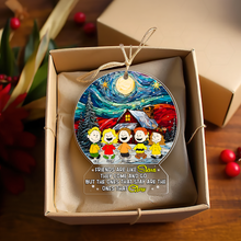 Load image into Gallery viewer, Personalized Christmas Star Friends Acrylic Ornament Ornament PopCulturePrints
