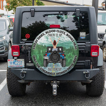 Load image into Gallery viewer, Personalized Jeep Spare Tire Cover - Strongest Women Drive Jeeps
