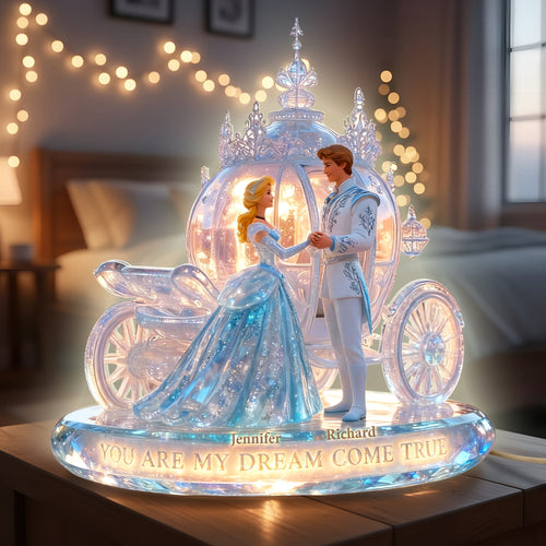 You Are My Dream Come True - Miracle Couple Light Box | Personalized Gifts for Couples Light Box PopCulturePrints