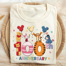 Load image into Gallery viewer, Celebrate 100 Years of Friendship – Personalized Kids' Anniversary Shirt Shirts PopCulturePrints
