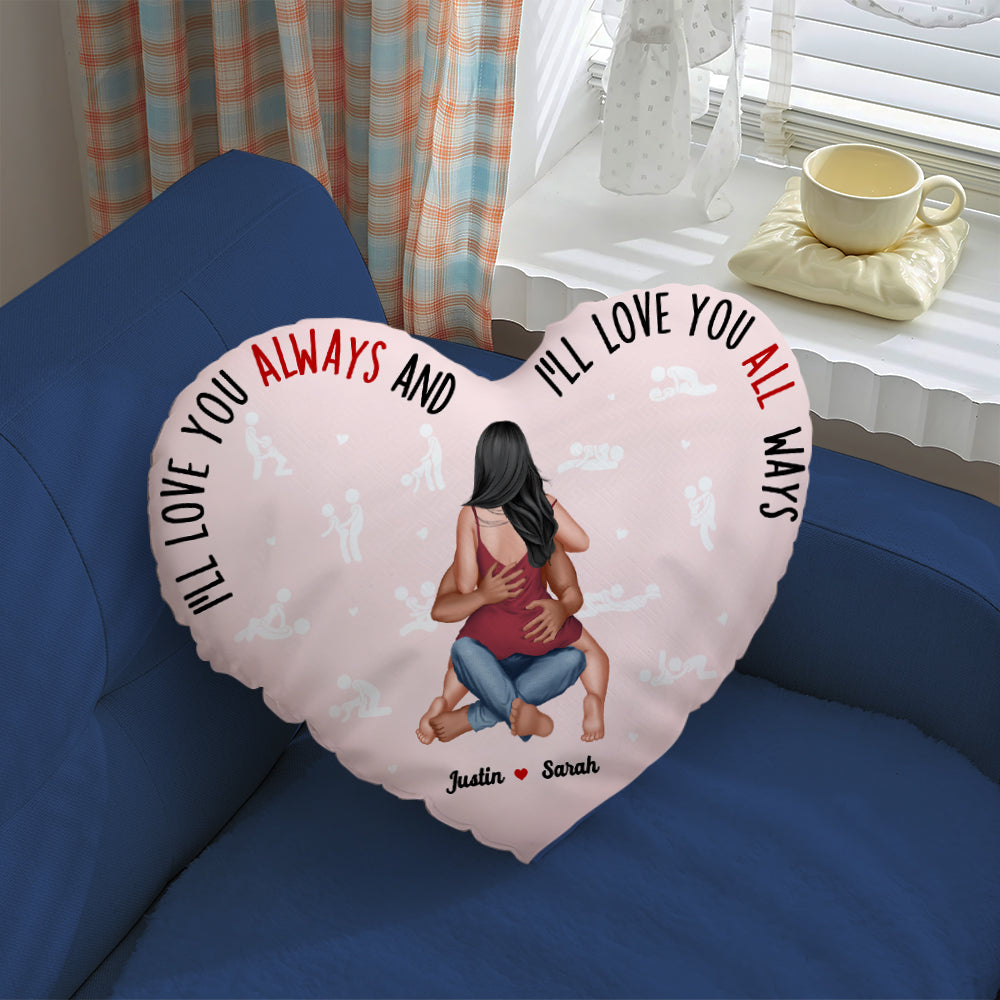 Love You Always And All Ways - Personalized Couple Pillow Pillow PopCulturePrints