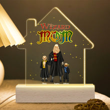 Load image into Gallery viewer, Personalized Wizard Mom LED Light - Custom Gift for Mother&#39;s Day
