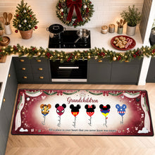 Load image into Gallery viewer, Fill a Place in Your Heart - Colorful Balloon Family Runner Rug - Personalized Gifts for Family
