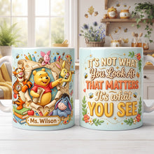 Load image into Gallery viewer, It's Not What You Look At That Matters - Personalized Teacher Coffee Mug
