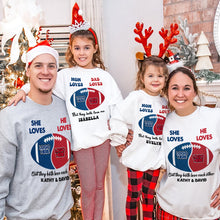 Load image into Gallery viewer, Personalized Family Love Sweatshirt - Custom Names &amp; Design Shirts PopCulturePrints
