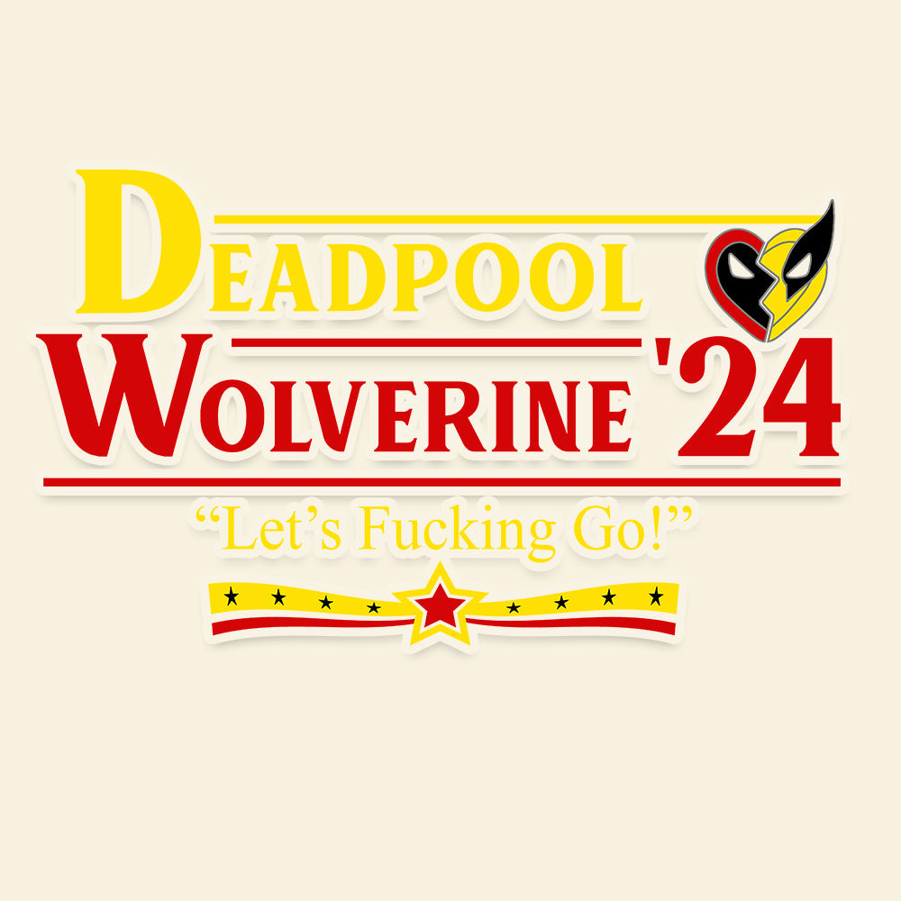 Personalized Deadpool & Wolverine '24 Decal - Let's Go!