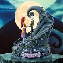 Load image into Gallery viewer, We&#39;re Simply Meant to Be - Horror Midnight Couple Acrylic Plaque - Personalized Gift for Couples and Horror Lovers Shaped Plaques PopCulturePrints
