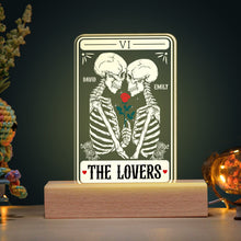 Load image into Gallery viewer, Personalized The Lovers LED Light | Customizable Couple Gift Led Night Light PopCulturePrints
