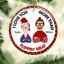 Load image into Gallery viewer, Custom Couple Christmas Ornament - Funny &amp; Personalized Valentine&#39;s Day Gifts Ornament PopCulturePrints
