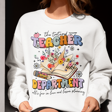 Load image into Gallery viewer, The Tortured Teacher Department - Whimsical Floral Graphic Tee
