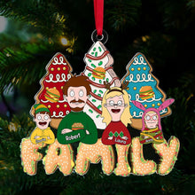 Load image into Gallery viewer, Custom Family Movie Character Ornament - Personalized Holiday Decoration Ornament PopCulturePrints
