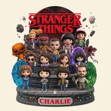 Load image into Gallery viewer, &quot;Experience the Upside Down!&quot; - Personalized Movie Lovers Acrylic Plaque - Perfect Gift for Fans of Stranger Things Shaped Plaques PopCulturePrints
