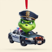 Load image into Gallery viewer, Personalized Police Christmas Ornament - Fun Holiday Gift Ornament PopCulturePrints
