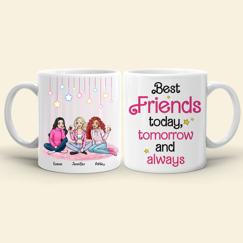Personalized Best Friends Forever Coffee Mug Coffee Mug PopCulturePrints