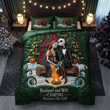 Load image into Gallery viewer, Love Under the Stars - Personalized Camping Couples Quilt Bedding Set Bedding Set PopCulturePrints
