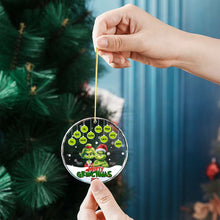 Load image into Gallery viewer, Personalized Grinch Family Christmas Ornament 2023 Ornament PopCulturePrints
