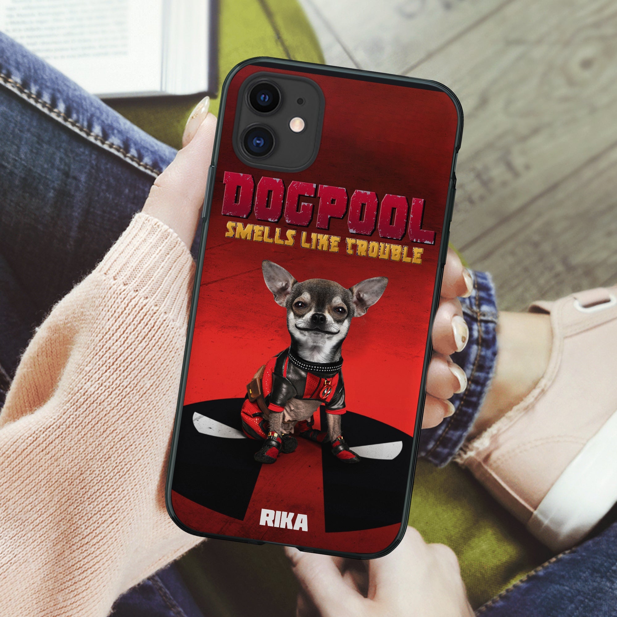 Dogpool Personalized Phone Case - Custom Name