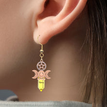 Load image into Gallery viewer, &quot;Embrace Your Magic – Witch Acrylic Earrings - Personalized Gifts for Witch Lovers&quot; Earrings PopCulturePrints
