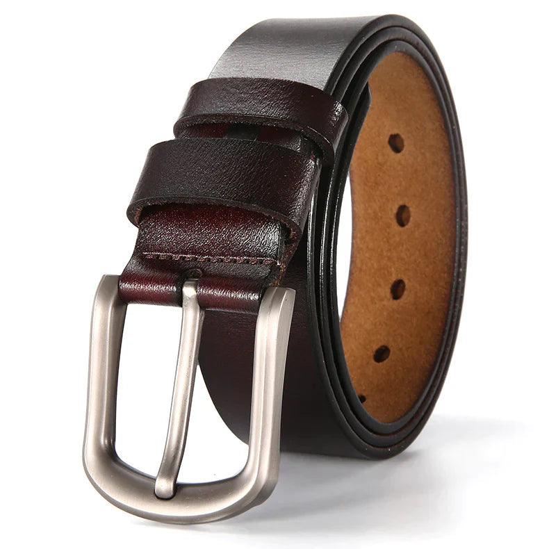 Personalized Hero Dad Leather Belt with Secret Message Belts PopCulturePrints
