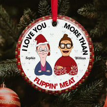 Load image into Gallery viewer, Custom Couple Christmas Ornament - Funny &amp; Personalized Valentine&#39;s Day Gifts Ornament PopCulturePrints
