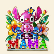 Load image into Gallery viewer, &quot;Delightful Aliens for Mom - Personalized Gift Plaque for Special Occasions&quot; Shaped Plaques PopCulturePrints
