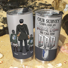 Load image into Gallery viewer, Custom Anime-Themed Tumbler for Dad - Perfect Father&#39;s Day Gift Tumbler Cup PopCulturePrints

