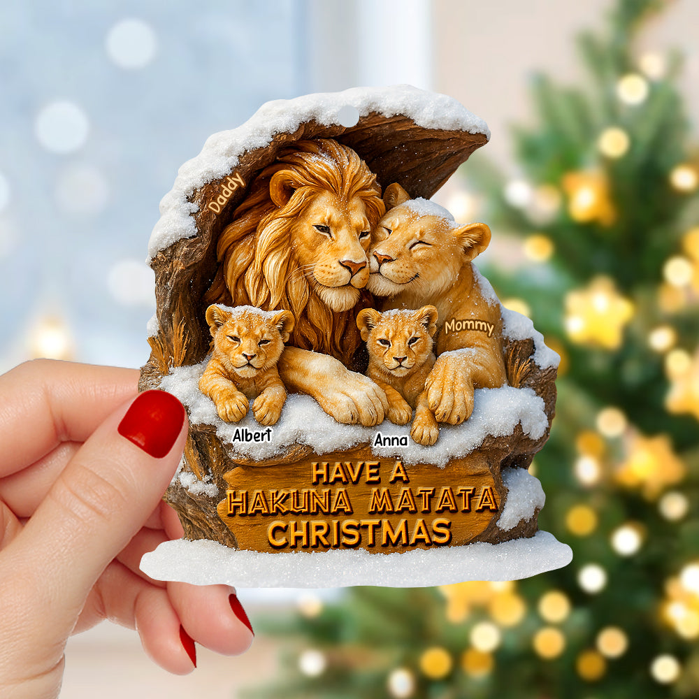 Family is Where Life Begins - Personalized Majestic Christmas Ornament Ornament PopCulturePrints