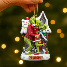 Load image into Gallery viewer, You Stole My Heart - Custom Christmas Ornament for Couples Ornament PopCulturePrints
