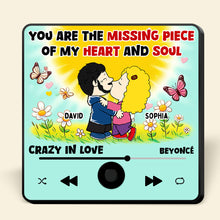 Load image into Gallery viewer, Personalized Cartoon Lover Music Fridge Magnet – Missing Piece for Couples Fridge Magnet PopCulturePrints
