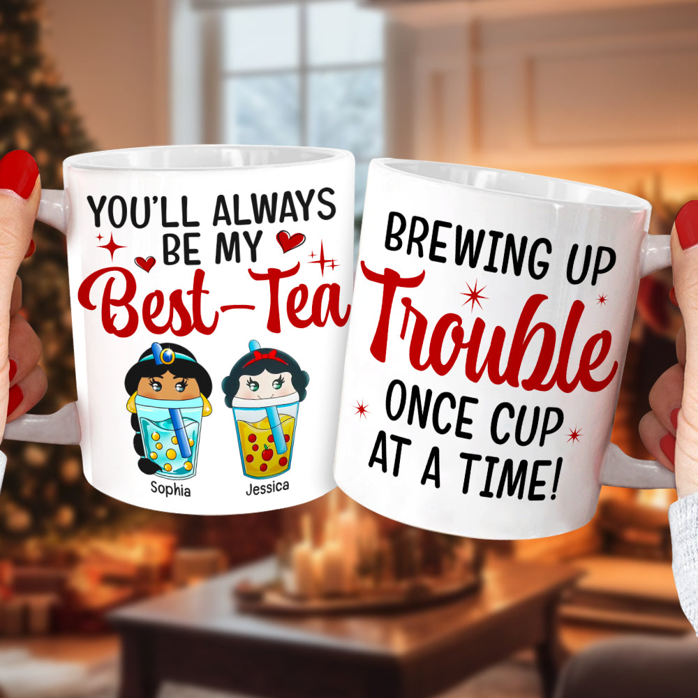 Personalized Best Friend Christmas Coffee Mug - Fun & Festive Gift Coffee Mug PopCulturePrints