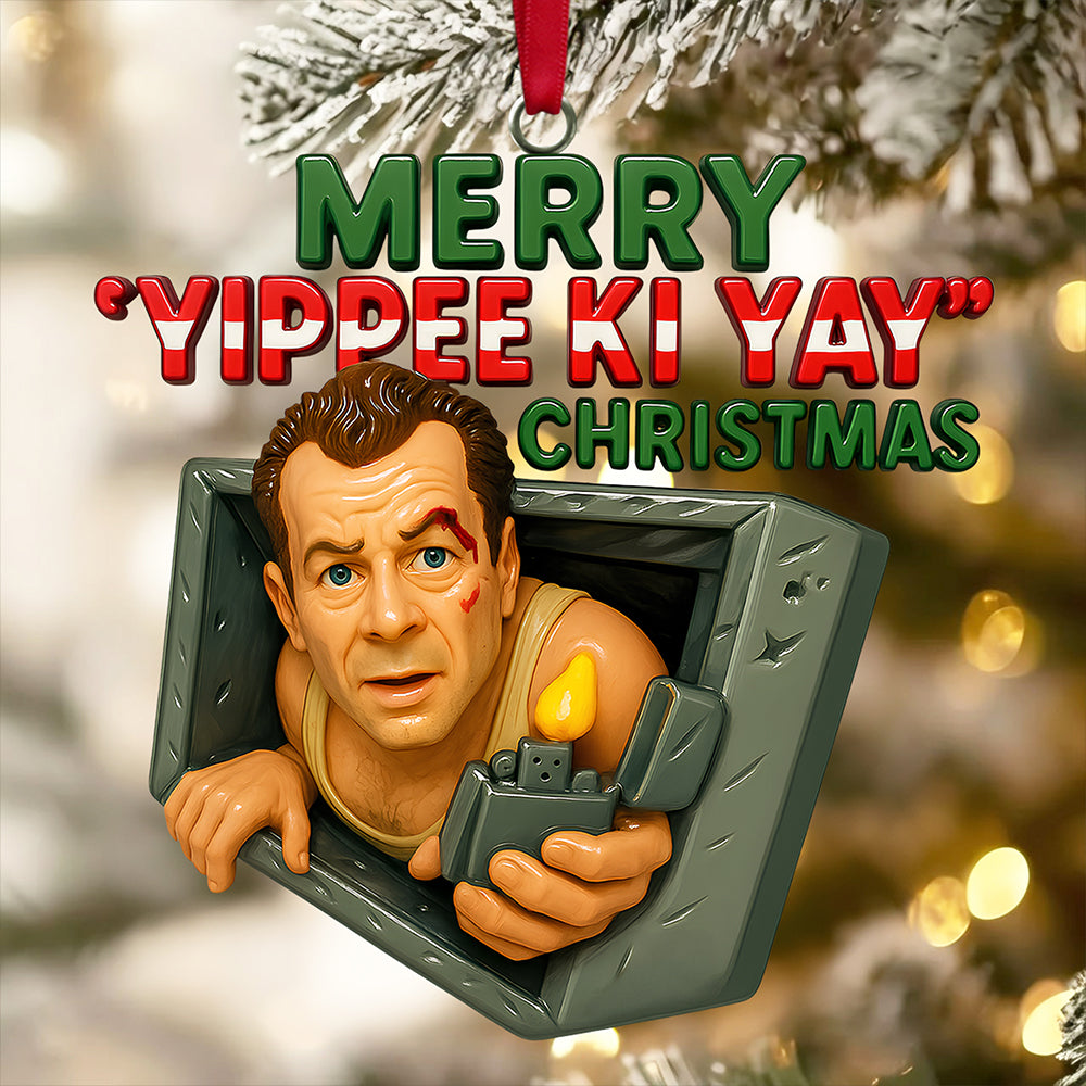 "You'll Shoot Your Eye Out, Kid!" - Classic Christmas Tree Ornament - Personalize & Custom Gift for Friends, Family, and Holiday Lovers Ornament PopCulturePrints