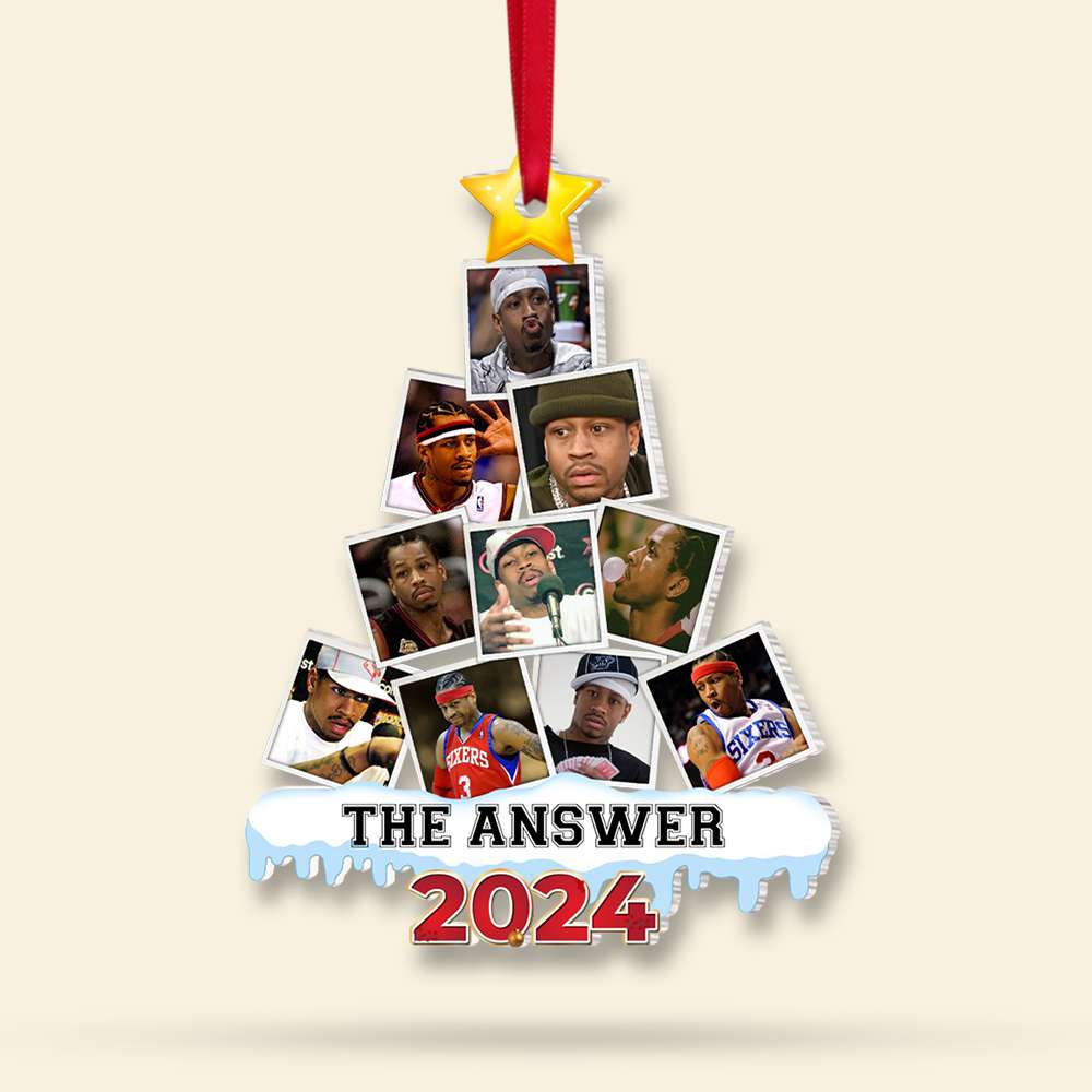 Personalized Basketball Star Christmas Ornament 2024 Ornament PopCulturePrints