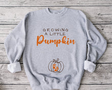 Load image into Gallery viewer, Growing a Little Pumpkin Maternity Shirt
